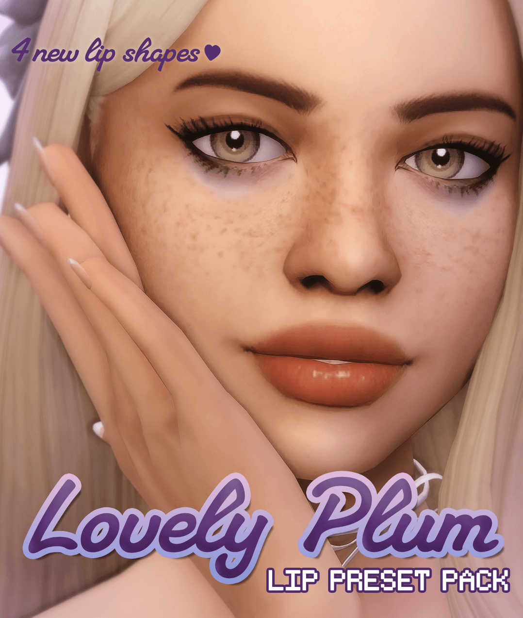 Скриншот мода Пресеты губ Lovely Plum
